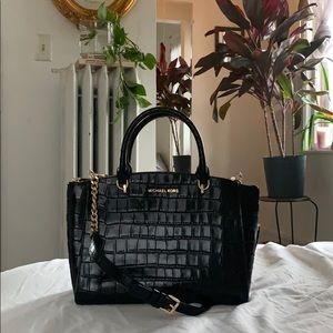 Michael Kors Leather Convertible Purse